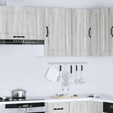 vidaXL Kuhinjska stenska omarica Porto siva sonoma inženirski les | Shoptok.si