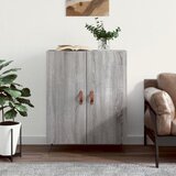 The Living Store Komoda siva sonoma 69,5x34x90 cm inženirski les - Komoda, (21662404) | Shoptok.si