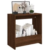  Bočni stolić smeđa boja hrasta 50x26x50 cm konstruirano drvo | shoptok.hr