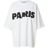 Top Shop Majica 'Paris' crna / bijela