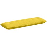  Jastuk za leđa Svijetlo žuta 160 x 19 x 50 cm tkanina | shoptok.hr