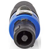 Nedis COTP16900BK, konektor za zvuènik,ravni,muški,nikl,lemljeni, preènik kab. ulaza: 8,0 mm,Crni,1kom | Eponuda.com
