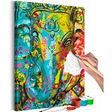  Slika za samostalno slikanje - Colourful Ganesha 40x60 Cijene