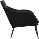  Klop črna 110x76x80 cm žamet, (20697831) | Shoptok.si