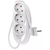 Emos P0321R produžetak 1,5 m / 3 utičnice / bijela / pvc / 1,5 mm2 | shoptok.hr