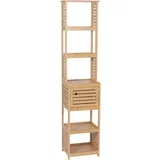 TENDANCE KUPATILSKI ORMARIĆ 1 VRATA I 5 POLICA TRINIDAD 385X30X170CM MDF BAMBOO 9901764