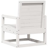  Vrtna stolica bijela 57,5 x 63 x 76 cm od masivne borovine | shoptok.hr