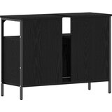  Kupaonski ormarić za sudoper Crni hrast 80 x 30 x 60 cm | shoptok.hr