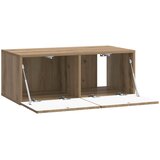 TV ormar za zid 98 x 31 cm Hrast artisan Konstruirano drvo | Shoptok.si