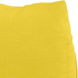  Jastuk za leđa Svijetlo žuta 45 x 20 x 35 cm tkanina | shoptok.hr