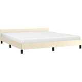  Okvir kreveta s uzglavljem bez madraca krem 160x200 cm | Eponuda.com