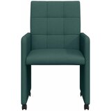  Blagovačke stolice s kotačima 2 pcs Tamnozelena 58 x 65 x 94 cm | shoptok.hr