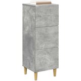  Predalna omara Betonsko siva 33 x 34,5 x 90 cm Inženirski les, (5000232478) | Shoptok.si