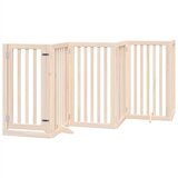  Vrata za pse s vratašcima 12 panela sklopiva 600 cm drvo topole | Eponuda.com