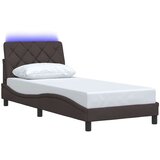 vidaXL Okvir kreveta s LED-om bez madraca 90x200 cm od tkanine | shoptok.hr