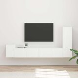  Komplet TV omaric 3 pcs Bela Konstruiran les, (5000132314) | Shoptok.si