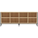 Ormarić za cipele boja hrasta 131x35x50 cm konstruirano drvo | shoptok.hr