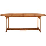  9-dijelni vrtni blagovaonski set 220x90x75 cm bagremovog drva | shoptok.hr
