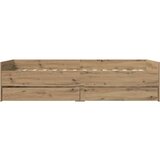  Konstrukcija postelje s predalom Umetni hrast 90 x 200 cm, (5000104217) | Shoptok.si