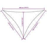  Jedro protiv sunca od tkanine trokutasto 3,5x3,5x4,9 m bijelo | shoptok.hr