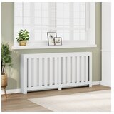 vidaXL Pokrov za radiator bel 175x20x82 cm inženirski les Cene