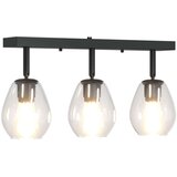 vidaXL Crna, Prozirna Metal, Staklo Srednje Moderno Tavan reflektor Cijene