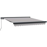  Povlačivi tende Svjetlosiva 300 x 250 cm Platno i Aluminij | shoptok.hr
