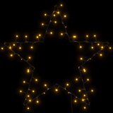 vidaXL Božićna svjetla silueta zvijezde 80 LED dioda toplo bijela | shoptok.hr