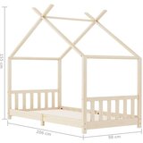  Otroški posteljni okvir iz trdne borovine 90x200 cm, (20650820) | Shoptok.si