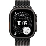 Apple Watch Ultra 3 Milanaise Crna 49mm MF1Q4QF/A Velicina narukvice: Srednja Crno titansko kucište | shoptok.hr