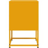  Noćni ormarići 2 kom boja senfa 36 x 39 x 60,5 cm čelični | shoptok.hr