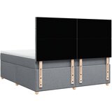  Krevet s oprugama i madracem svjetlosivi 180x200 cm od tkanine | shoptok.hr