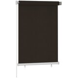  Vanjska roleta za zamračivanje 100 x 140 cm smeđa HDPE | shoptok.hr