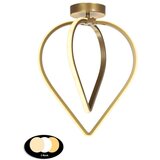  Kovinska LED stropna svetilka v bronasti barvi Pars – | Shoptok.si