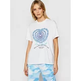 Local Heroes Majica Infinity Love SS21T0012 Bela Relaxed Fit