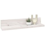 vidaXL Stenske police 2 kosa bela 50x11x9 cm trdna borovina | Shoptok.si