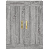  Visoka komoda siva sonome 69,5x34x180 cm od konstruiranog drva | shoptok.hr