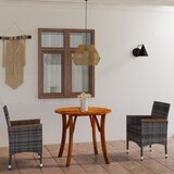 vidaXL 3-dijelni vrtni blagovaonski set sivi Cijene