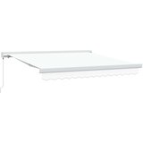  Skrovita tenda Bijelo 350 x 250 cm Tkanina i Metal | shoptok.hr