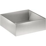  Vrtna saksija Srebrna 40 x 40 x 20 cm Nehrđajući čelik | shoptok.hr