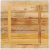 Stolna ploča 70x70x2,5 cm četvrtasta masivno obnovljeno drvo | shoptok.hr
