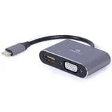 Cablexpert A-USB3C-HDMIVGA-01 USB graphics adapter Grey