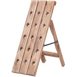 vidaXL Stalak za vino za 15 boca 26x50x70 cm masivno drvo mahagonija | shoptok.hr