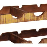  Stalak za vino Smeđa 120 x 45 x 33 cm Čvrsto reciklirano drvo | shoptok.hr