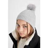 Defacto Girl's Pompom Beanie