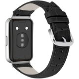 INF Nadomestni del – Huawei krokodilji usnjen pas za Band 11/11 Pro Black, (5000264079) | Shoptok.si