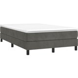  The Living Store Box spring postelja z vzmetnico temno siv 120x190 cm žamet - Box Spring Postelja, (21450395) | Shoptok.si