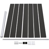 PANEL za ogradu WPC 175 x 146 cm crni | shoptok.hr