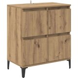 vidaXL Komode 3 pcs Umjetnički hrast 60 x 35 x 70 cm Konstruirano drvo | shoptok.hr