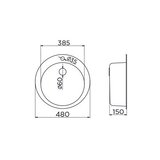 Metalac inox usadna sudopera Venera E480 B ø91 | Eponuda.com
